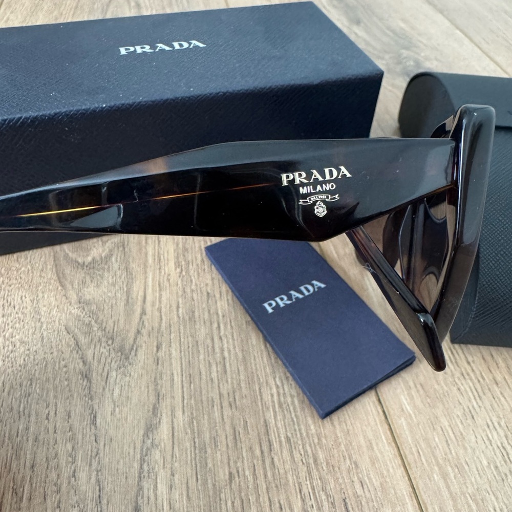 Prada Women's Tortoise Sunglasses - Picture 4 of 4